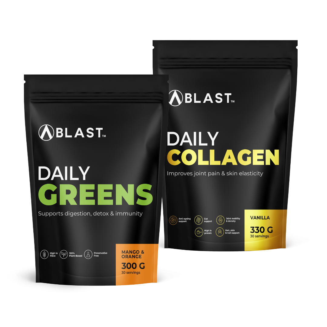 Glow Stack Pouch Combo - Vanilla/Mango & Orange