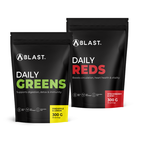 Reds & Greens Pouch Combo - Pineapple & Lemon/Strawberry & Kiwi