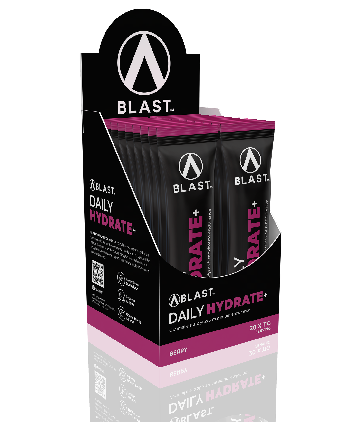 BLAST™ Daily Hydrate+ On-The-Go Pack - Berry