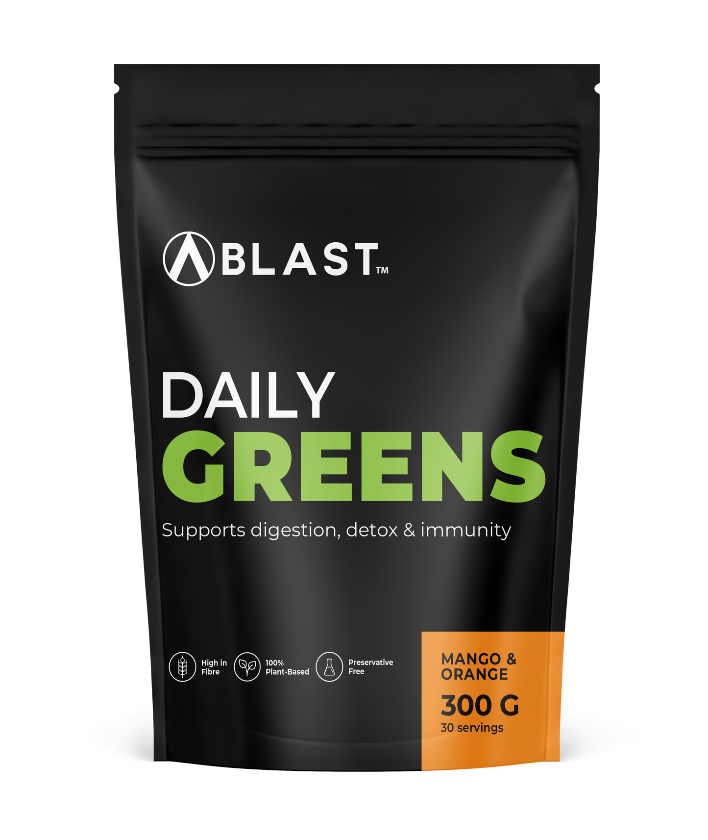 BLAST™ Daily Greens Pouch - Mango & Orange