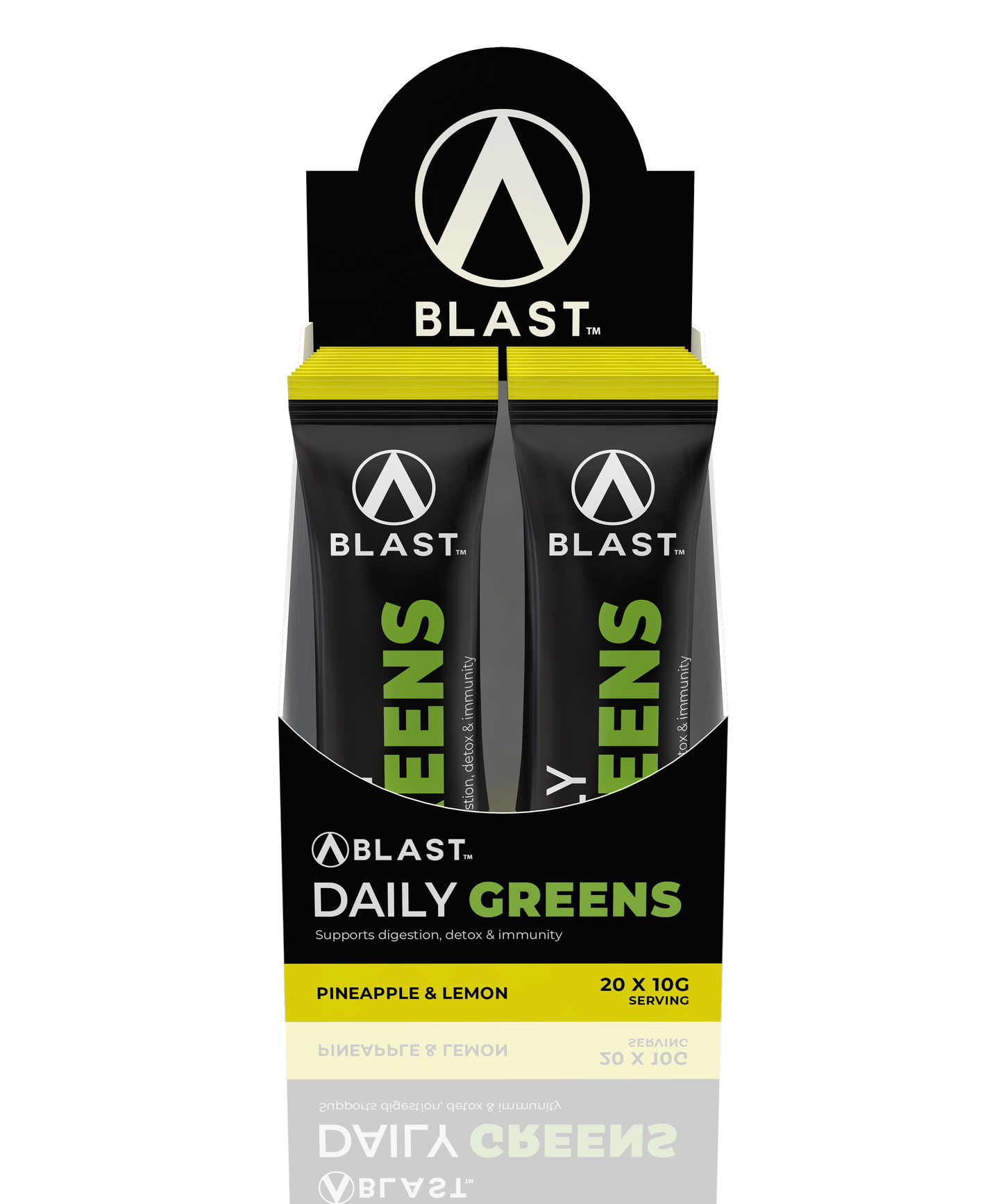 BLAST™ Daily Greens On-The-Go Pack - Pineapple & Lemon