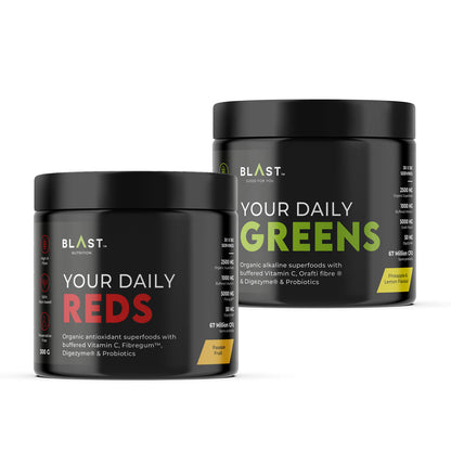 BLAST Daily Greens and Reds Combo for Optimal Health and Vitality