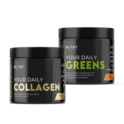 Glow Combo with Daily Greens and Daily Collagen for Radiant Skin
