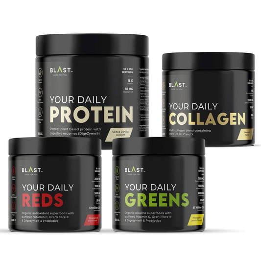 Ultimate Combo Month’s Supply of Daily Greens, Reds, Protein and Collagen